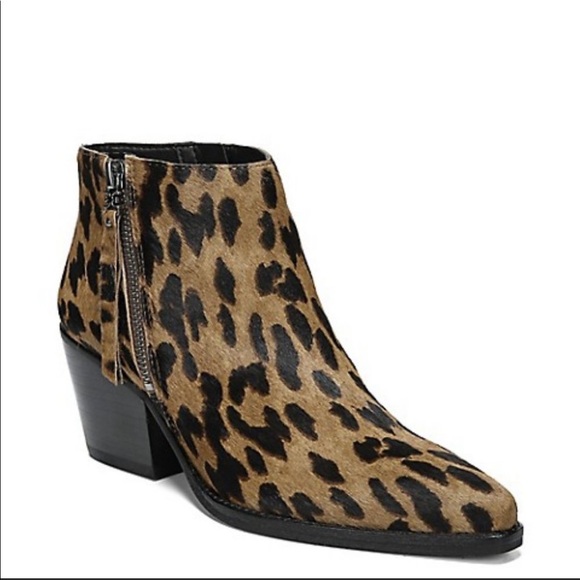 Sam Edelman Shoes - Sam Edelman Walden Pointed Toe Leopard Print Ankle Boots